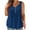 Blue, variant on Xysaqa White Tank Top Woman White Tops for Women Plus Size Tank Top for Women Sleeveless Tunic Henleys Shirt Womens Summer Tops 2025 Casual Pleated Button Up T-Shirts L-4Xl Womens White Tank Top Summe