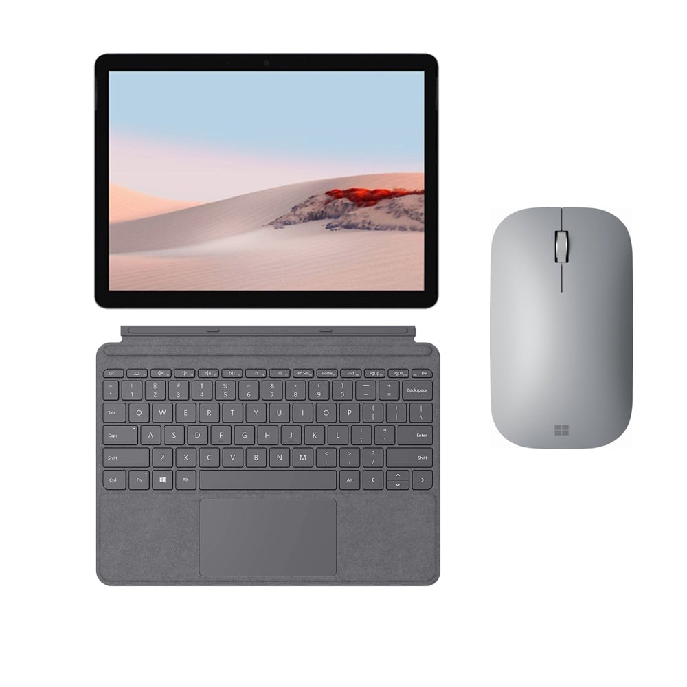 Microsoft Surface Go 2 10 5 19 X 1280 Touchscreen Tablet Intel Pentium 4425y 8gb Ram 128gb Ssd Webcam Wi Fi Usb C Bluetooth 5 0 Win 10 W Type Cover Mobile Mouse Platinum Walmart Com Walmart Com