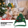thumbnail image 4 of 2 Tailles Chapeau de Noël pour Animaux de Compagnie, Chaud Confortable et à la Mode Réglable Chapeaux de Chat Chien Mignon [L-Vert], 4 of 9