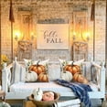 thumbnail image 4 of DaShan Fall Pumpkin Throw Pillow Covers 18x18 Set of 2,Autumn Leaves Linen Pillowcase Cushion Cover for Home Sofa Couch, 4 of 6