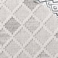 thumbnail image 4 of SAFAVIEH Global Cainneach Diamond Area Rug, Grey/Ivory, 9' x 12', 4 of 9