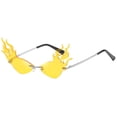 thumbnail image 2 of Gafas de sol HUOGUO Fashion Irregular Cat Eye UV400 para hombre y mujer, 2 of 2