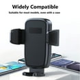 thumbnail image 6 of Behome Car Phone Holder, Car Mount Phone Holder with Strongest Suction & Rotatable & Adjustable Length, for Center Console, Windshield, All Smartphones, Black, 6 of 9