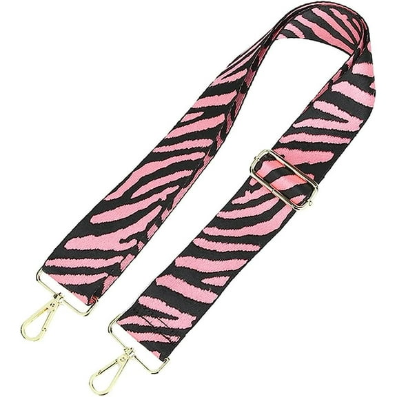 Kukuzhu Womens Purse Strap 1.97" Wide Replacement Crossbody Strap Handbag Guitar Strap Adjustable Stripe Shoulder Strap