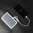 thumbnail image 3 of Panel Solar USB de Alta Potencia de 5V para Exteriores, Resistente Al Agua, Caminata, Camping, CéLulas PortáTiles, Cargador Solar de BateríA para TeléFono MóVil, 3 of 5