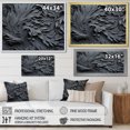thumbnail image 5 of Designart "Fractal Spirals in Grey II" Extra Large Abstract Framed Wall Art - Transitional Grey Abstract Spirals Entryway Framed Wall Art Print, 5 of 7