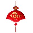 thumbnail image 1 of Adornos vietnamitas de Año Nuevo 2024, abanico de papel con borlas de bendición chino Estilo C, 1 of 9