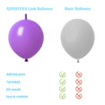 thumbnail image 4 of Globos de látex ADIDO EVA morados, 30 cm, 80 unidades (12 pulgadas), 4 of 9