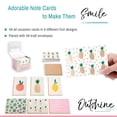 thumbnail image 2 of Outshine Fruit Blank Note Cards with Envelopes in Cute Storage Box - Set of 48 | 3.5" x 5" Bulk Blank Cards, 2 of 7