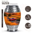thumbnail image 2 of JAGASY Car Urns for Human Ashes Memorial - Little Cremation Urn for Ashes Adult Male Race Car - Small Sunset Urn for Adult Male Father - Burial Tiny Urns for Loved One - 3 Inch, 2 of 7