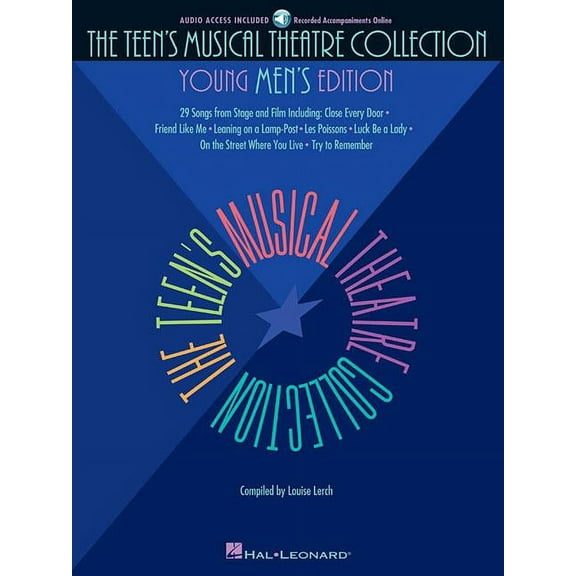 The Teen's Musical Theatre Collection: Young Men's Edition Piano Vocal Practice with Online Accompaniments Bro, (Paperback)