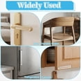 thumbnail image 4 of 10 Pcs Cabinet Door Bumper Clear Protector Strips Glass Table Top Dampening Buffer Pads Self Adhesive Wall Bumpers Stopper Silicone Strip for Door Handle Door Chair, 5 x 0.4 inch, Topboutique, 4 of 6