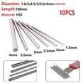 thumbnail image 3 of 10pcs Round Bar Straight Shank Metric HSS high speed steel Rod Lathe Tool New, 3 of 5
