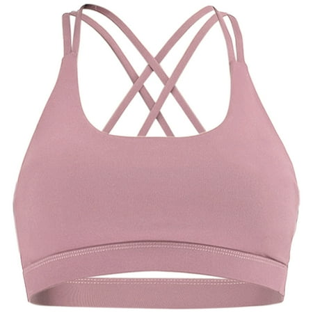 

Women S Shockproof Sports Underwear Thin Strap Beautiful Back Vest Fitness Bra Running Yoga Underwear