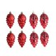 thumbnail image 2 of Adornos de cono de pino BLESIY decoración navideña Colgante rojo, 2 of 8