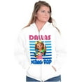 thumbnail image 4 of XOMG POP Music Fan Dallas Cartoon Zip Hoodie Sweatshirt Women Brisco Brands M, 4 of 5
