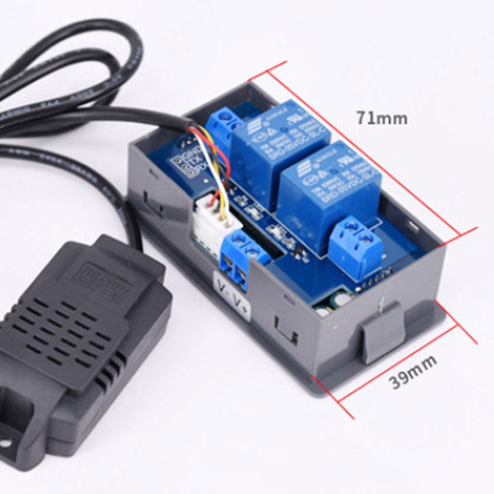 LOLIPPYY Digital Temperature and Humidity Controller Module with High Precision Dual Output for Automatic Climate Regulation and Control