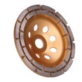 thumbnail image 1 of Muela abrasiva de diamante, muela abrasiva de doble hilera, muela abrasiva de doble hilera, muela abrasiva de limpieza, diseño de última generación, 1 of 12