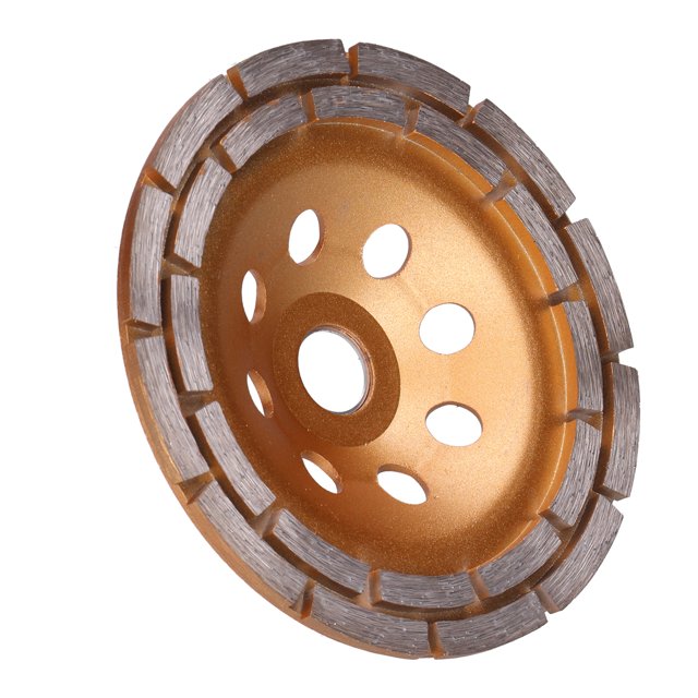 Muela abrasiva de diamante, muela abrasiva de doble hilera, muela abrasiva de doble hilera, muela abrasiva de limpieza, diseño de última generación