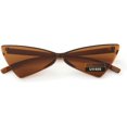 thumbnail image 1 of ORUYROP Lunettes de Soleil Triangle Sans Monture une Pièce Lunettes de Soleil Transparentes Colorées pour Femmes et Menu2026, 1 of 6