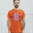 thumbnail image 3 of Tee Hunt We Don't Know How Strong We Are T-shirt Breast Cancer Awareness Men's Tee, Orange, Large, 3 of 5