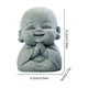 thumbnail image 4 of Estatua Buda Pequeña Figura Monje Bonita para Oficina Coche Pecera (4 No) 4 Uds., 4 of 6