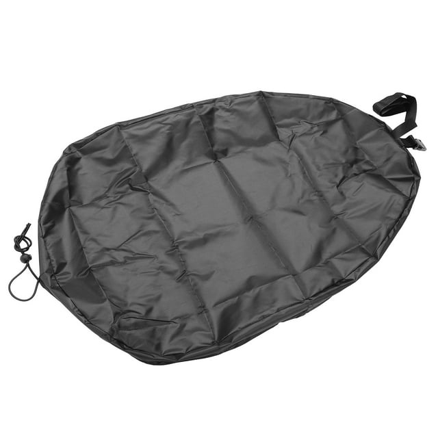 Kayak Cockpit Cover, 420D Oxford Waterproof Kayak Cover with Adjustable Fixing Strap, Universal Kayak Canoe Cockpit Protector for Transport, Outdoor Storage