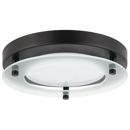 

2Pk - Sunlite 17 watts 8 Round LED Solid Band Fixture 3000K Black Finish 120v