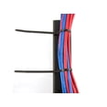 thumbnail image 3 of Secure Cable Ties 5 Inch UV Black Standard Winged Push Mount Cable Tie - 100 Pack, 3 of 4