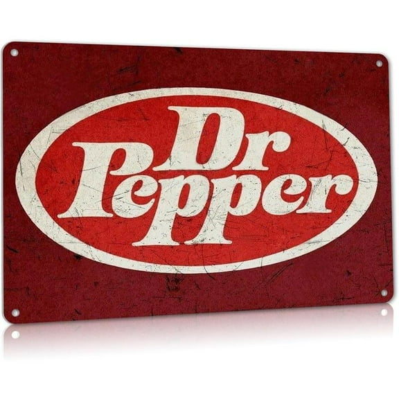 Dr Soda Pop Store Advertising Pepper Vintage Look Retro Wall Decor Bar Metal Tin Sign 8x12in