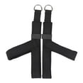 thumbnail image 3 of DimyFew 2 Pieces Pilates Straps Y Loops Reformer Strap for Beginner Gymnastics Women black, 3 of 8