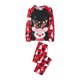 thumbnail image 3 of Conjuntos de pijamas familiares a juego Fiomva con estampados de Papá Noel, pijamas navideños para hombres, mujeres y niños., 3 of 8
