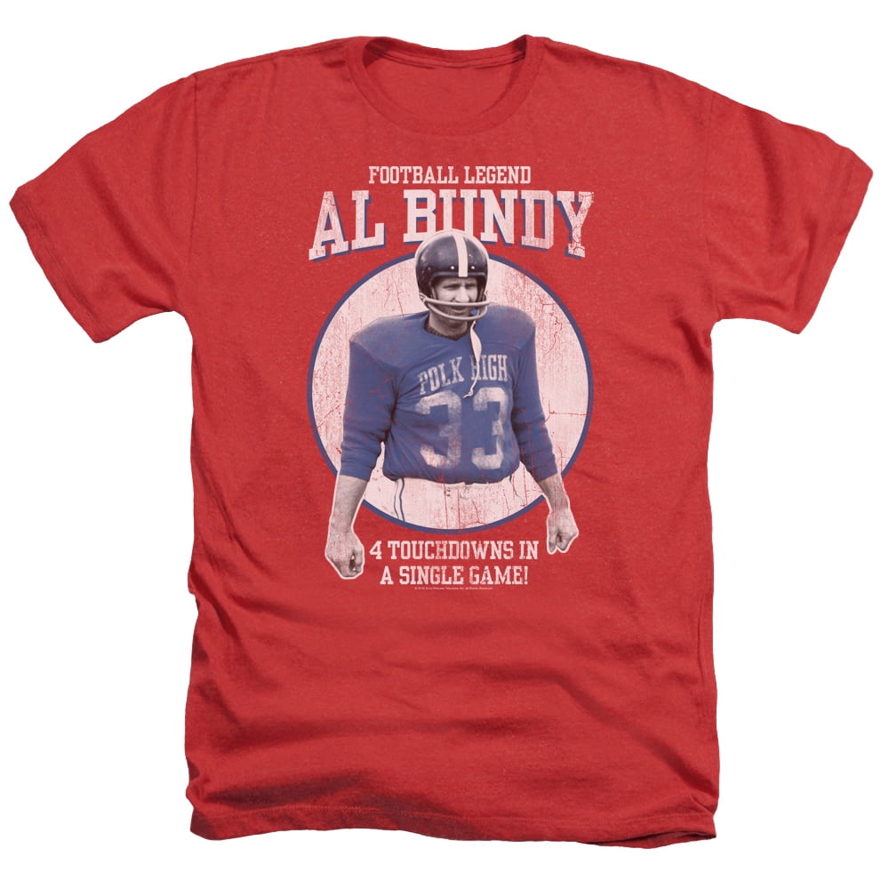 Married With Children - Football Legend - Heather Short Sleeve Shirt -  Small - Walmart.com