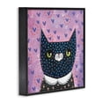 thumbnail image 3 of Stupell Industries Contemporary Whimsical Patterned Cat Black Framed Giclee Art, 12 x 12, by Melissa Averinos, 3 of 8