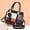 Black, variant on Purses and Handbags For Women Fashion Plaid Pattern Crossbody Bag Shoulder Bag Small Tote Bag Ladies Satchel Purse
