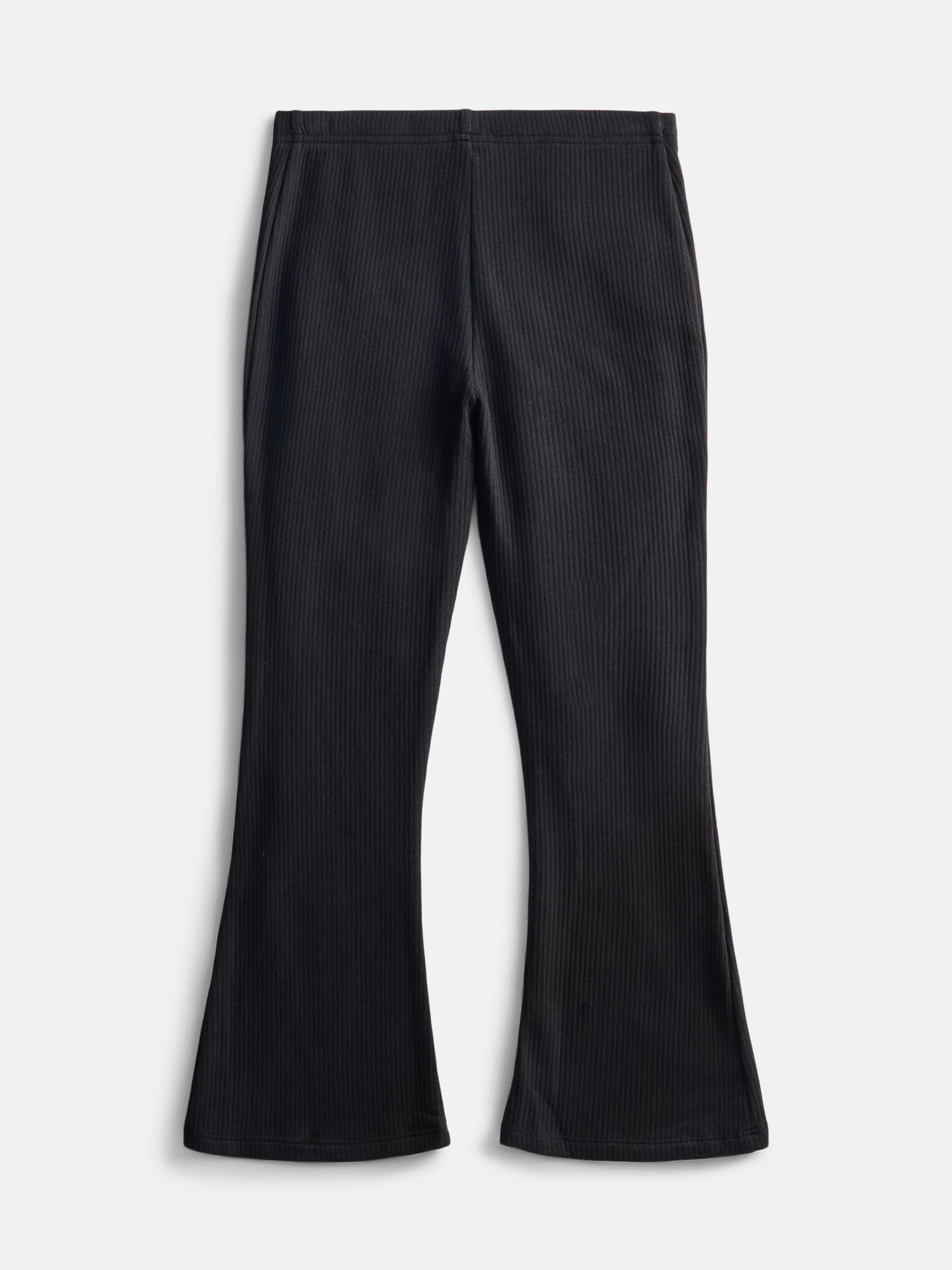 Wonder Nation Little Girl Cozy Ribbed Flare Leggings, Sizes 4-10