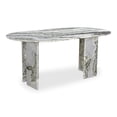 thumbnail image 2 of Moe's Home Collection Celia Oval Dining Table Green Onyx Marble Stone, 2 of 7