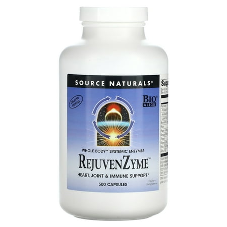 Source Naturals, Inc. RejuvenZyme Whole-Body Enzymes Bio-Aligned 500 Capsule