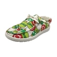 thumbnail image 2 of Grinch Shoes Grinch Decorations Grinch Shoes Toddler Floral Print Women's Sports Shoes Flat Breathable Shoes Women's Shoes, 2 of 5