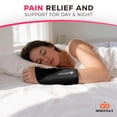 thumbnail image 6 of INDEEMAX Copper Infused Wrist Brace Support for Pain Relief, Adjustable Wrist Support Splint for Tendonitis, Sprain, Strain, Arthritis. For Women and Men-LXL-Left Hand,Black, 6 of 7