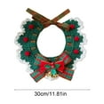 thumbnail image 3 of Lilixerw Hand-Knitted Christmas Pet Collar,Festive Knit Neckware for Cats&Dogs with Bell,Adjustable Soft Xmas Pet Decor,11.81Inch, 3 of 6
