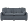 thumbnail image 3 of vidaXL Modular Sofa Dark Grey, 3 of 6
