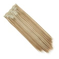 thumbnail image 2 of Extensión de Cabello sintético Nikou con clip 24 pulgadas ligera 16 clips color amarillo, 2 of 12