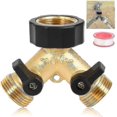 thumbnail image 1 of 2-way Distributor 3/4 Inch Y Distributor For Faucet Made Of Brass Cy, 1 of 1