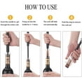 thumbnail image 2 of Simple Wine Opener with Foil Cutter, Air Pressure Pump Wine Bottle Opener, Easy Cork Remover Corkscrew, Gifts to Wine Lovers, 2 of 5