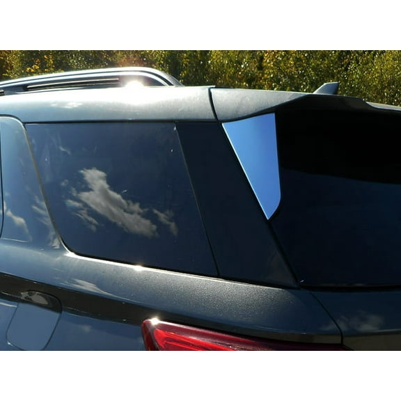 Stainless Steel Rear Window Set 2Pc Fits 2020 Ford Explorer RHE60330 QAA