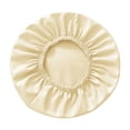 thumbnail image 2 of 3 Fundas Redondas Para Silla De Taburete De Piel Sintética, Impermeables, Protectoras Para Silla, Color Beige, 2 of 5
