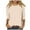 Beige, variant on Womens T Shirts Casual Trendy Lightweight Raglan Round Neck Shirt Top Solid Color Versatile 2025 Fall Blouses Pullover Outfits