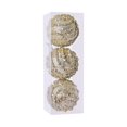 thumbnail image 4 of Hvmvliv Champagne-colored Sparkling Sequin Christmas Ball Tree Decoration Metallic Finish Ornament Gold, 4 of 6