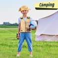 thumbnail image 2 of C argo Vest & Cosplay Gift Unisex, Explorer Costume Vest and Hat Set for Boys and Girls, 2 of 10